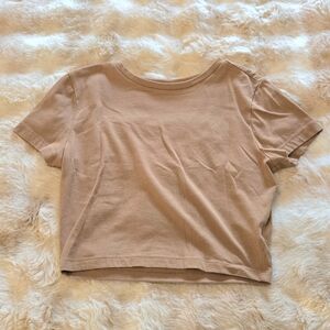 Wild Fable Tan Crop Top